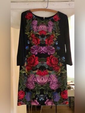 H&M Floral Black Dress